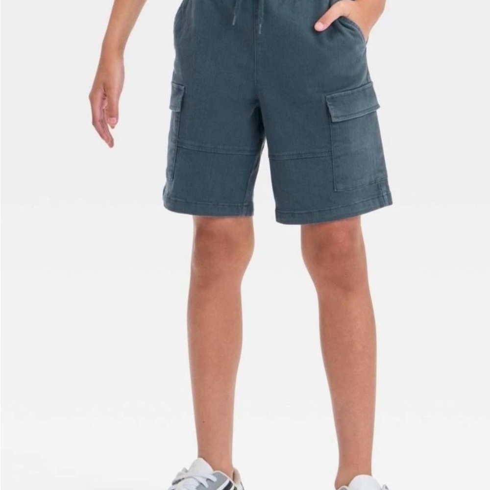 Art Class Boys Blue Cargo Shorts Size 6/7(Small) • Preloved